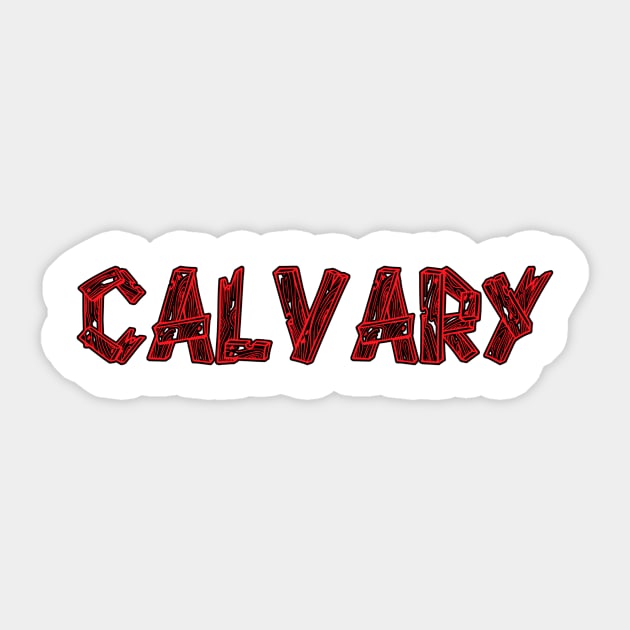 Calvary Sticker by Z And Z